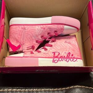 Barbie High Top Sneakers Shoes for Girls /Kids Size 2 New
